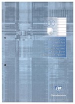 Clairefontaine cursusblok gelijnd met kantlijn Clairefontaine cursusblok gelijnd met kantlijn